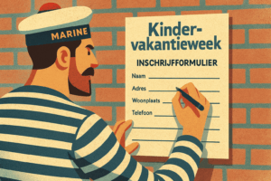 Matroos schrijft zich in